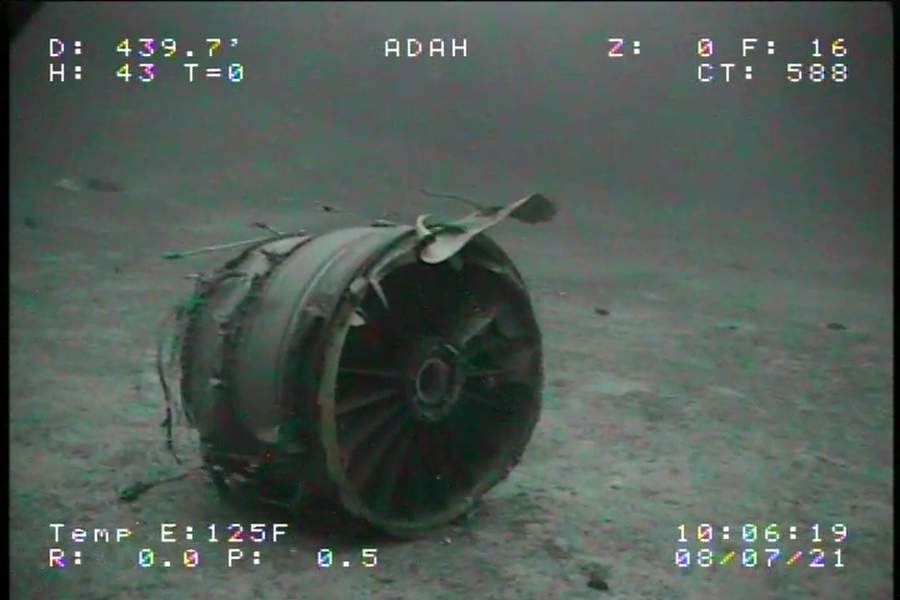 NTSB – Sea Floor Images of Transair Crash Published