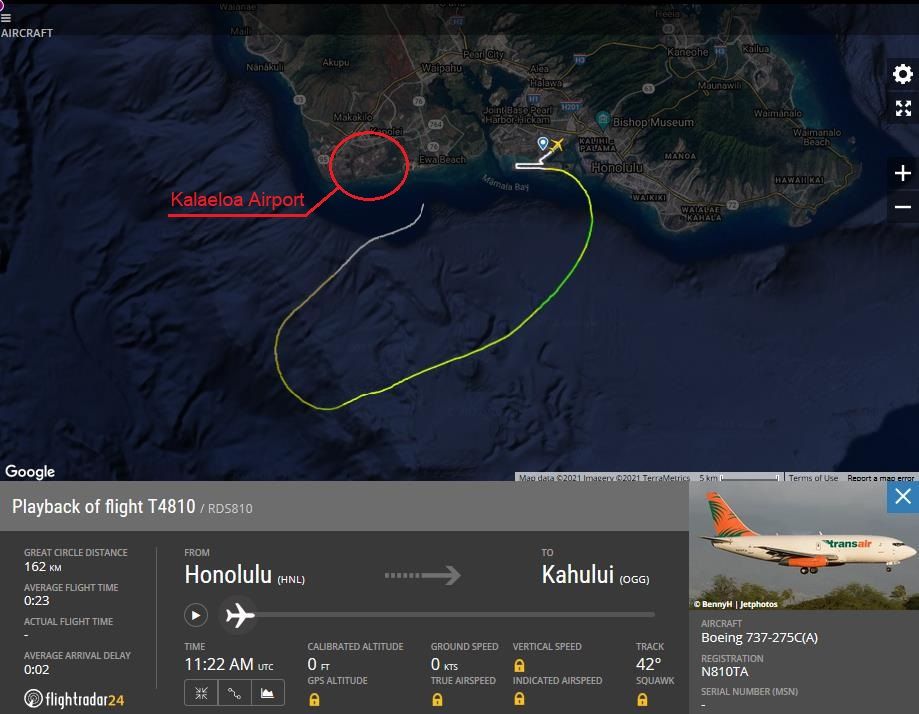 CRASH: Transair 737 Ditches Into The Ocean Off Honolulu