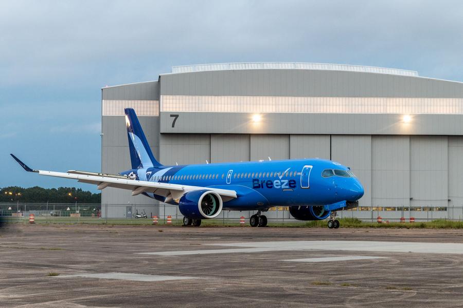 Breeze Airbus A220 Breaks Cover, Extra Order Confirmed!
