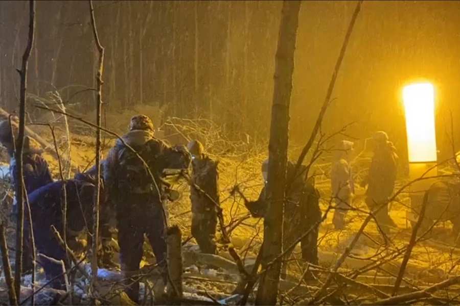 CRASH: Grodno Airlines An-12 Went Down In Irkutsk