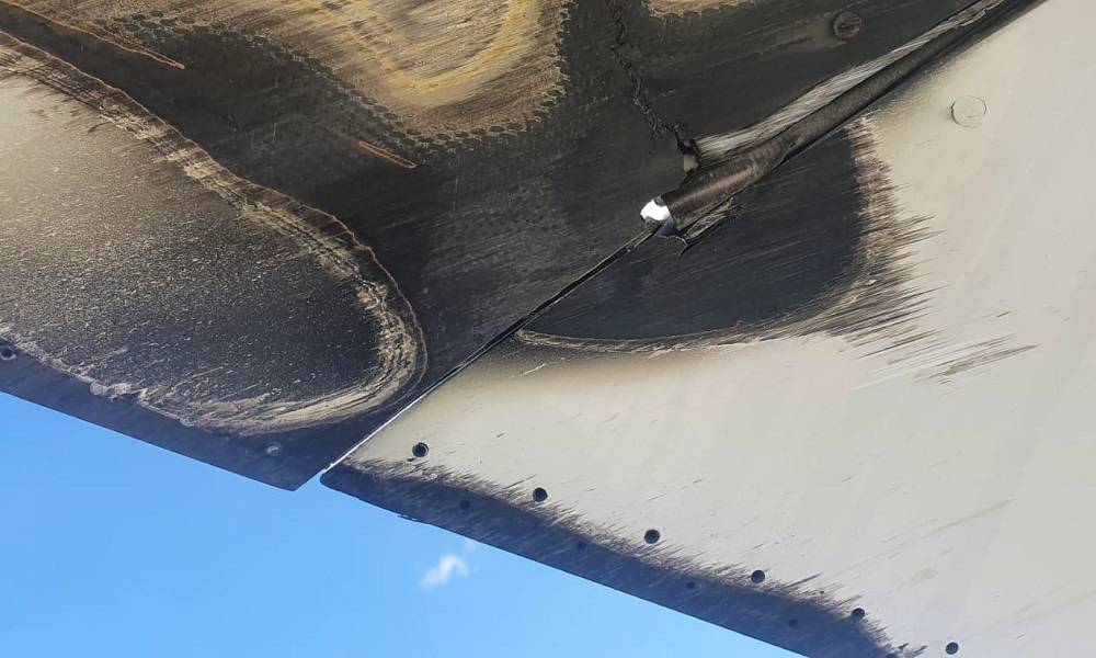 ACCIDENT: A350 Wingtip Strike From Wind Shear