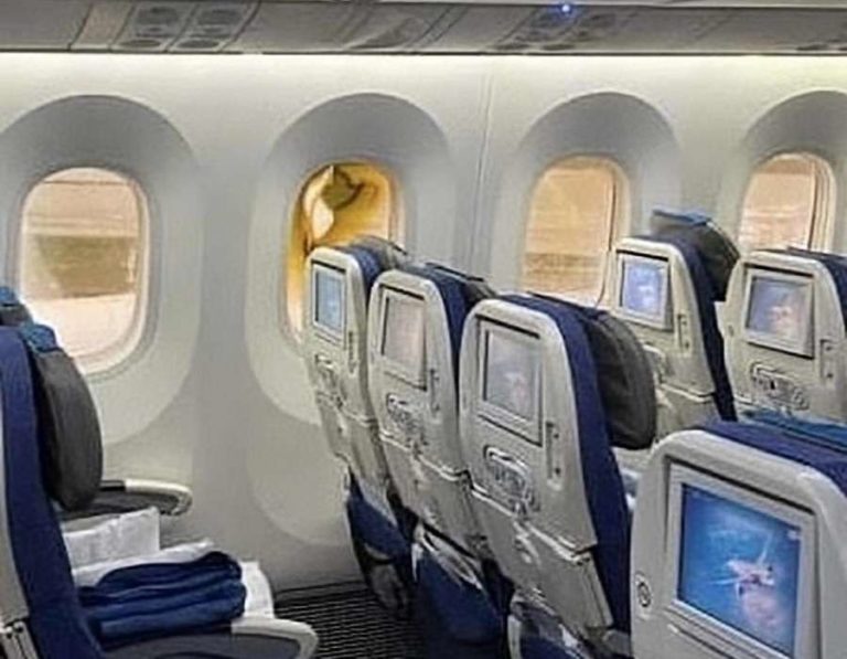 787 Dimmable Window Shows Signs Of Burning In Flight?
