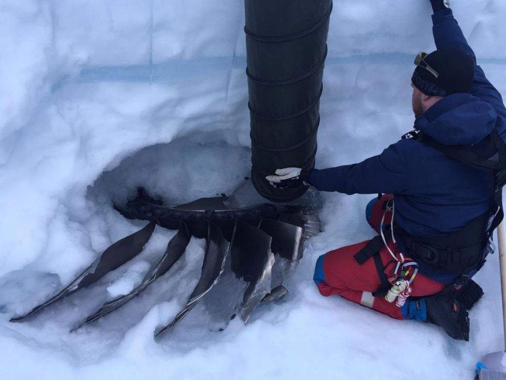 How Do You Find A Jet Engine Fan Buried In A Glacier?