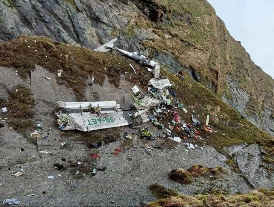 CRASH: Twin Otter Hits Mountainside In Nepal