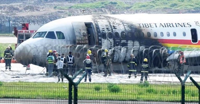 Tibet Airlines A319 Destroyed In Runway Excursion