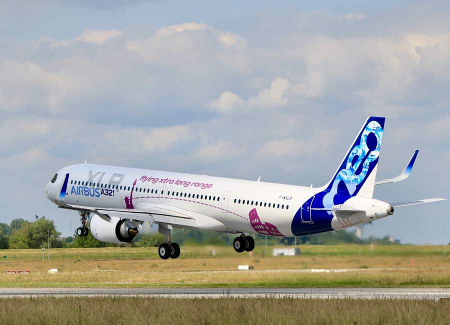 First Airbus A321XLR Has Its Maiden Flight!