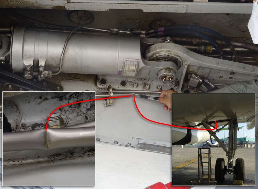 INCIDENT: Tire Damage Causes Hydraulic Failure?
