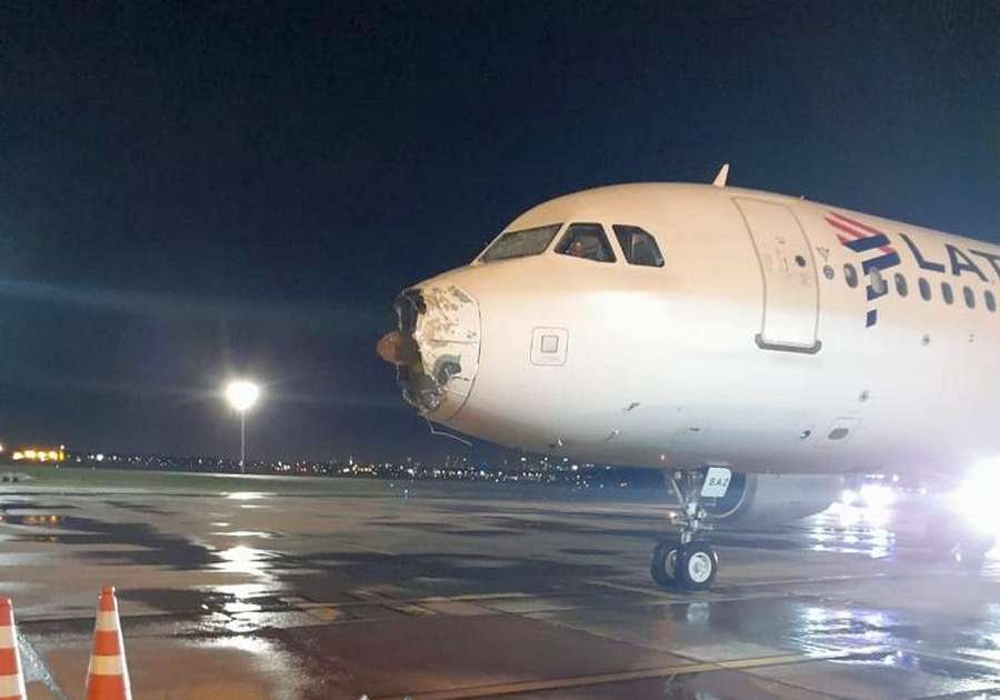 INCIDENT: A320 Suffers Serious Damage In Storm!