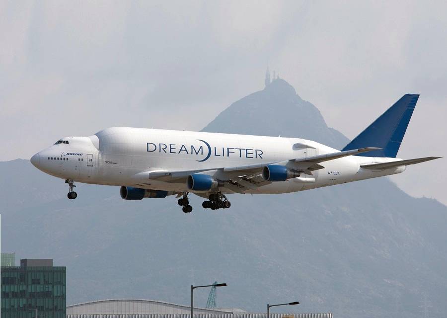 BREAKING: 747 Dreamlifter Drops Wheel On Takeoff!