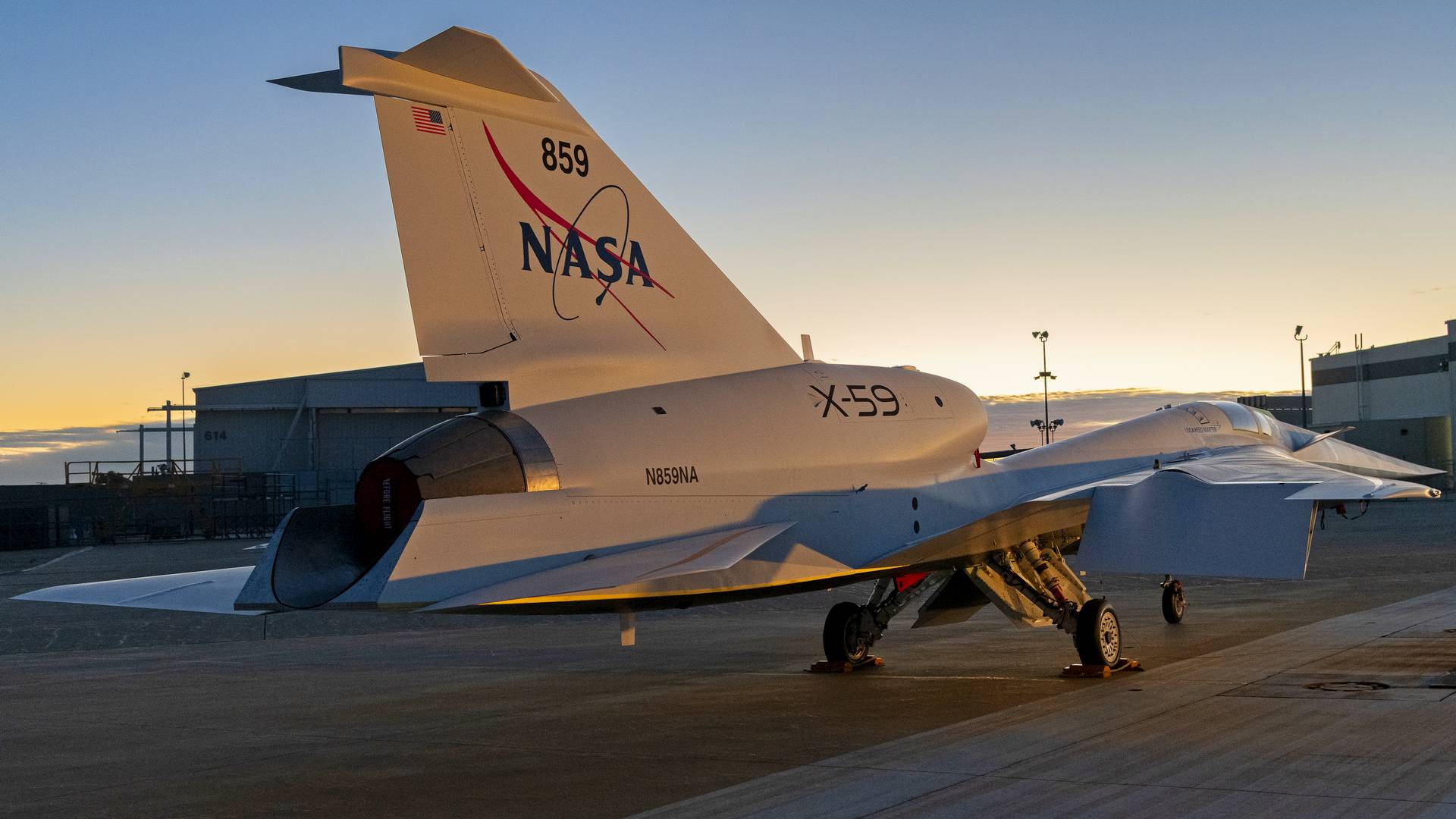 Lockheed And NASA Unveil Finished X-59 Low Boom Aircraft