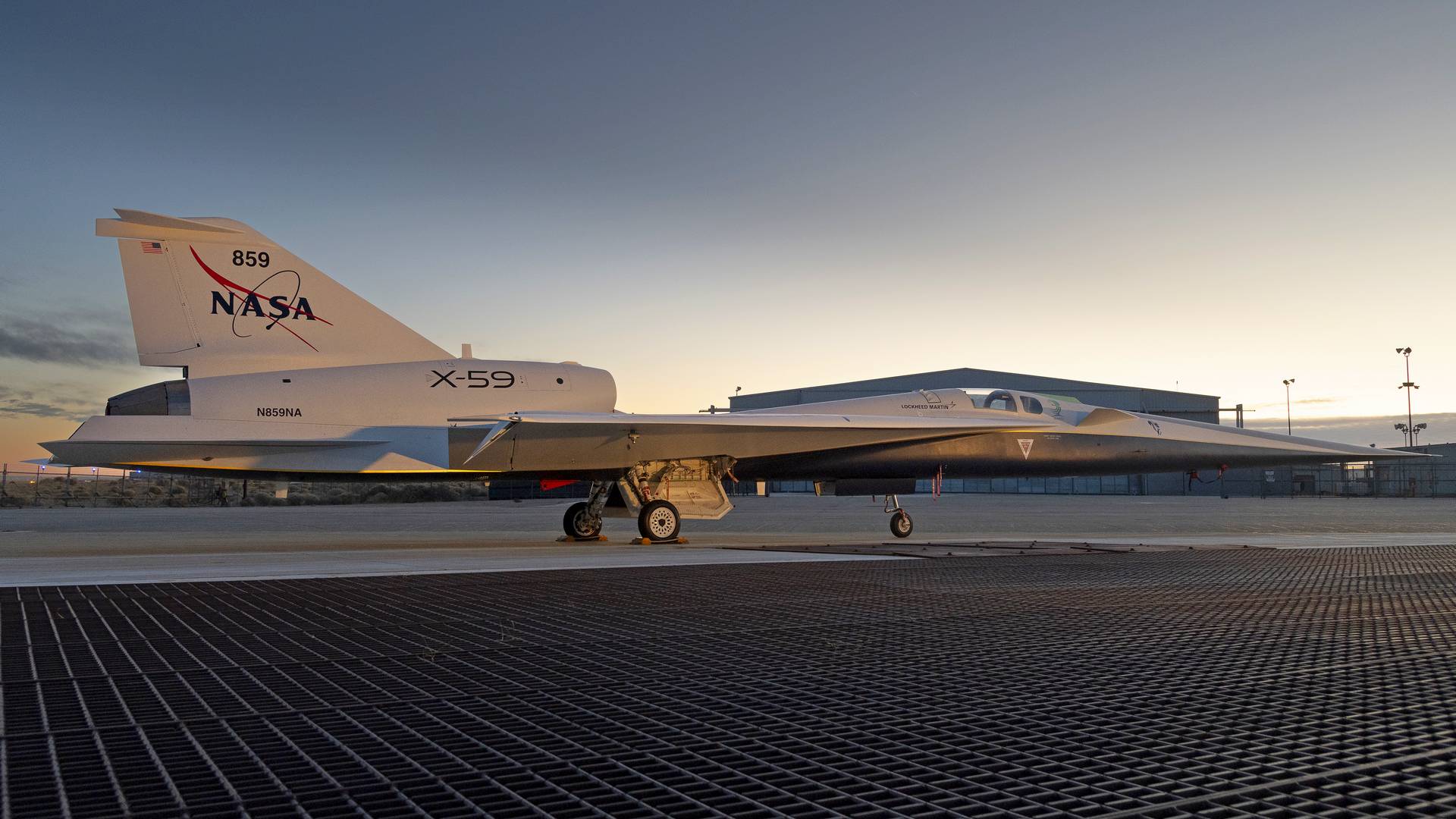 Lockheed And NASA Unveil Finished X-59 Low Boom Aircraft